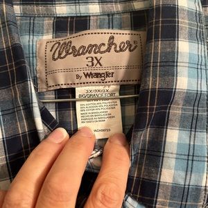 Wrangler 3X Long Sleeve Shirt